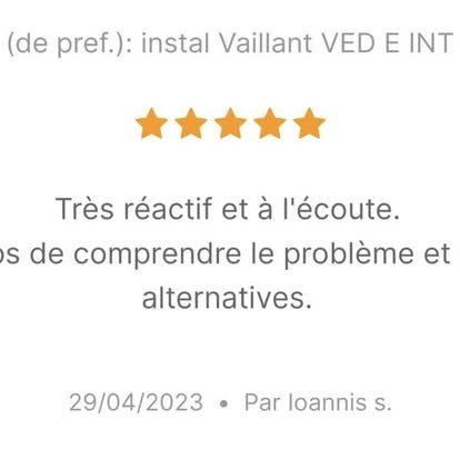 Avis client 5 étoiles, par Ioannis S.